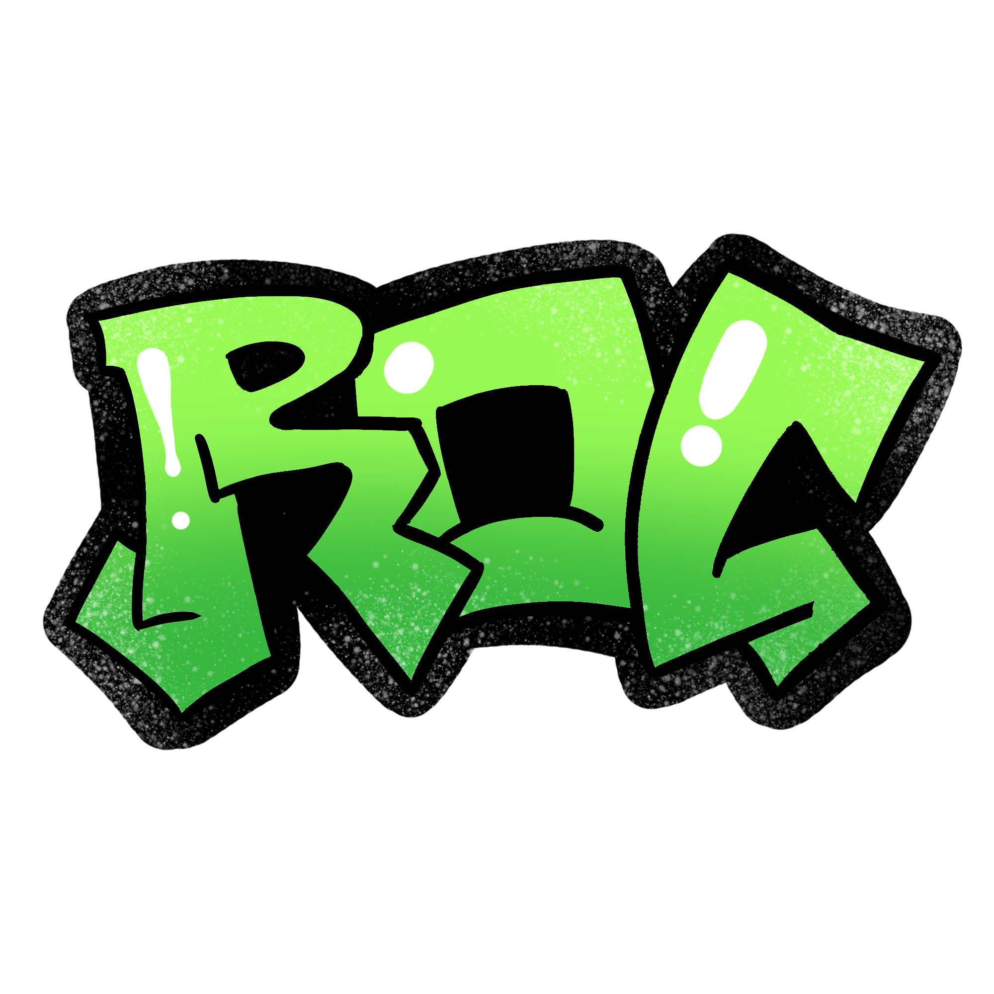 roc graffiti tag graphic