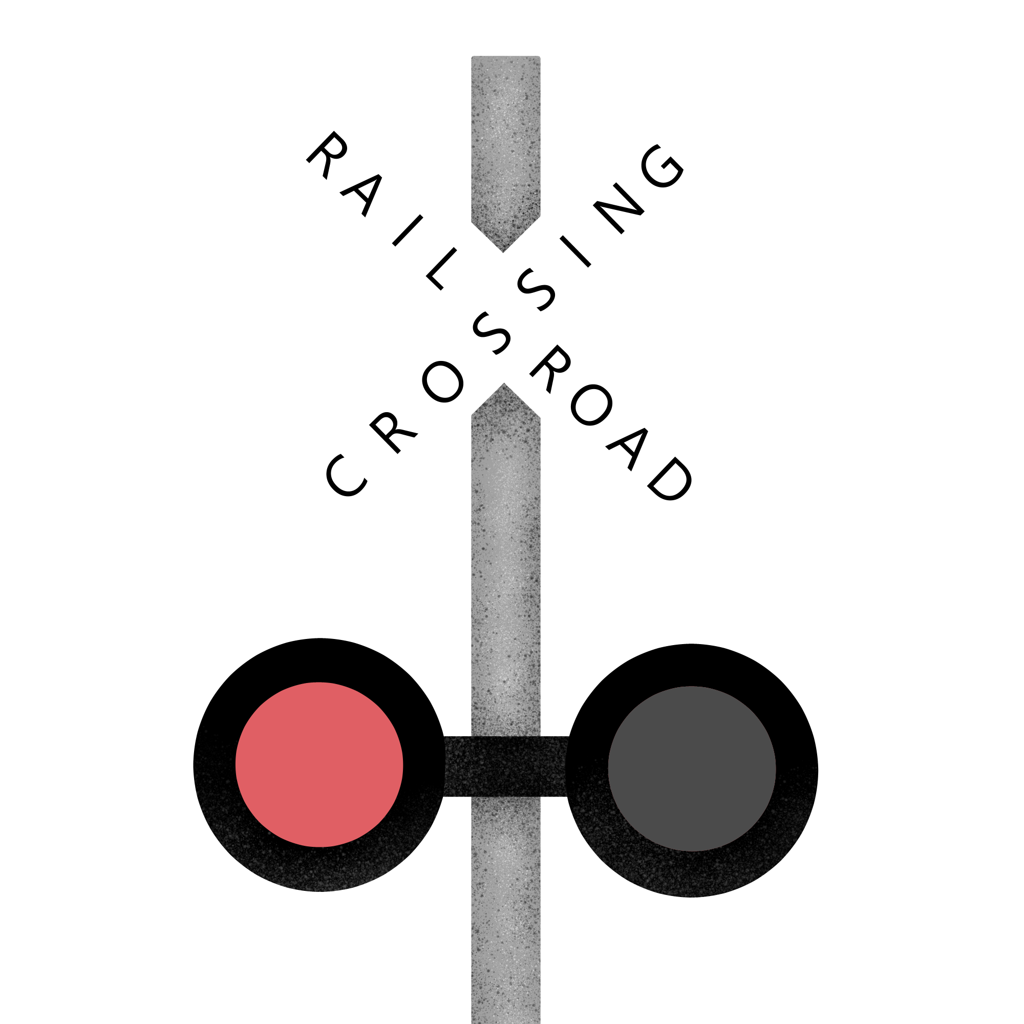 railroad crossing sign